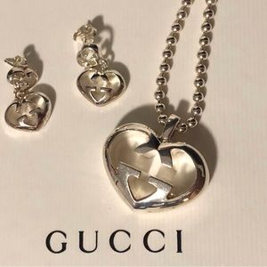 ❤️💝BNIB GUCCI NECKLACE AND EARRINGS❤️💝